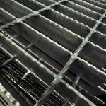 PVDF Painted Strength Industrial Steel Grating Plate 8mm Bearing Bar for sale