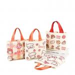 Cotton Material Eco Canvas Bags Repeatedly Used Travel Convenient Shopping for sale