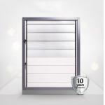Plantation PVC Louver Window Shutters PVC Plastic Blade