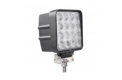 China IP69K 48W Spot Beam LED Lights Black Square Off Road Work Lamp supplier