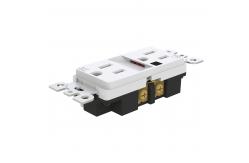 China Warm White Night Light Socket Plug In 15A 125V AC 60Hz supplier