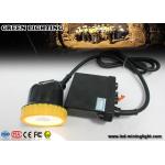 50000 Lux Strong Brightness Waterproof Rechargeable Led Hard Hat Light Hunting With Li - Ion Battery for sale