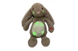 China Singing 0.25M 9.84in Stuffed Animal With Light Up Belly Plush Toy supplier