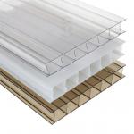 6mm-14mm Thickness PC Honeycomb Sun Panels Hollow Sheets For Roofing for sale