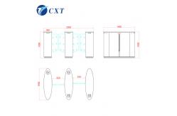 China Brushless Motor Glass Swing Turnstile AI Intelligent Cloud Processing Community 510TY- supplier