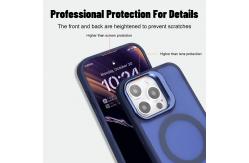 China Military Grade Shockproof Magsafe Cell Phone Case with Metal Camera Stand supplier