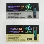 OEM Printing PET Pharmaceutical 10ml Glass Vial Labels for sale