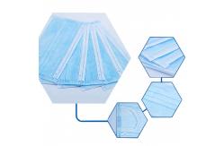 China Custom 3 Ply Face Mask For Personal Protection Anti Bacteria Protective Cover  supplier