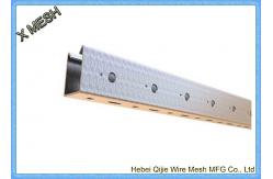 China 2.4m 53x30mm Galvanized Steel Vineyard End Post / Metal Line Vineyard Posts supplier