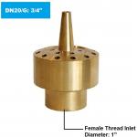2 Inch Brass 3 Tiers DN40 Dancing Fountain Nozzles for sale
