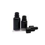 Custom Empty 30ml Essential Oil Diffuser Bottles Black Lid for sale