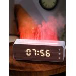 UVC Ultraviolet Sterilization Flame Humidifier With Clock Touch-Sensitive Controls