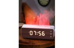 China UVC Ultraviolet Sterilization Flame Humidifier With Clock Touch-Sensitive Controls supplier