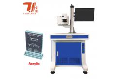 China Keyboard Mouse 355nm UV Laser Marking Machine For Plastics Crystals supplier