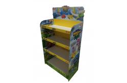 China Advertising Cardboard Counter Display Flooring Racking POP Store Shelf Display supplier