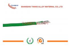 China White And Green Kc Thermocouple Cable With PTFE Insualtion And Metal Screen supplier