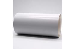 China Matte White 1Mil Permanent Adhesive Antistatic Polyimide Reusable Sticker Materials With  Glassine supplier