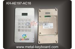 China Dustproof Access Entry System stainless steel keypad with 16 Keys supplier