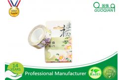 China Custom Printed BOPP Stationery Tape DIY Washi Paper Tape Acrylic Adhesive supplier