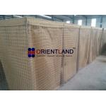 High Strength Hesco Defensive Barrier Wall Olive Green Color Labor Saving Design for sale
