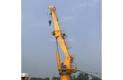 China 1.5t 36.6m Straight Hydraulic Telescopic Boom Marine Crane With Abs Certificate supplier