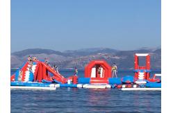 China Commercial Inflatable Water Amusement Park Equipment With Digital Printing supplier