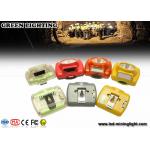 IP65 Lightweight Led Mining Light / 6000 Lux Hard Hat Headlamp PC Meterial