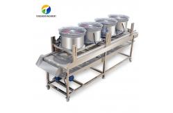 China Silvery Personalization Passion Fruit And Vegetable Processing Line Fruit Cleansing Drying supplier