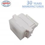 Phosphor Bronze Cat6 Keystone Jack /  8P8C CAT5E UTP Keystone Jack White Color for sale