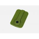 Custom Color Compact Small Felt Bag Comfortable Handling With Pull Out Button for sale