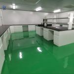 Sturdy Flexible Lab Island Bench Chemical Resistant Laboratory Table With Sink