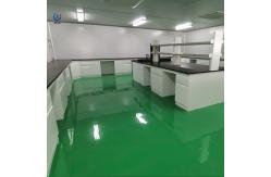 China Sturdy Flexible Lab Island Bench Chemical Resistant Laboratory Table With Sink supplier