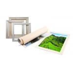 Waterproof Matte Polycotton Canvas Fabric 360gsm For Pigment Dye Ink Print for sale