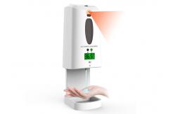 China Hotels Auto 1200ml Hands Free Soap Dispenser With Thermometer Check supplier