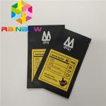 Printed Plastic Three Sides Heat Seal Aluminum Foil Bag For Food Packaging for sale