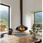 Customizable Ceiling Hanging Log Burners 600mm Suspended Wood Burning Stove for sale