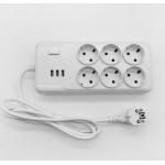 Multi - Function Plug Row Plug With USB Charging Smart Socket Switch To Insert European Socket for sale