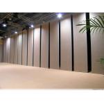 Top Hanging 100 Mm Fabric Surface Movable Sliding Partition Walls For Restaurant for sale