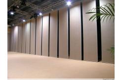 China Top Hanging 100 Mm Fabric Surface Movable Sliding Partition Walls For Restaurant supplier