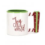 coffee bulk mugs Christmas 10OZ ceramic mug with 3D holder porcelain christmas dinnerware for sale
