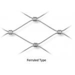 2.5mm Ferruled Type SS304 Wire Rope Cable Mesh For Electrical Ventilation for sale