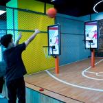 Metal Indoor Game Foldable Arcade Basketball Game Machine for sale