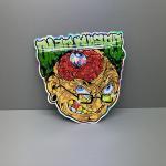 Customized Unique Shaped OEM Mylar weed Bags With ziplockk For Marijuana Food