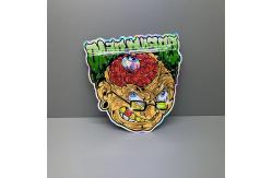 China Customized Unique Shaped OEM Mylar weed Bags With ziplockk For Marijuana Food supplier