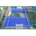 Inflatable Ball Game Durable Tarpaulin Inflatable Football Playground , Portable Inflatable Soccer Field