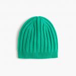 Adult Size Rib Stitch Hat Beanie , Fashionable Design Winter Slouchy Beanie for sale