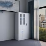 Glass Door Display Filing Cabinet With Newly Steel Clothes Cabinet for sale