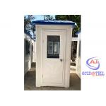 Air Conditioned Prefabricated Security Cabin Outdoor Modern Small Guard House for sale
