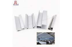 China 0.3mm Aluminium Extrusions For Led Lighting , T8 Recessed Aluminium Led Channel supplier