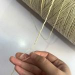 0.46g/M White Beige 2 strands Sausage Twine , Polypropylene Meat Tying Twine for sale
